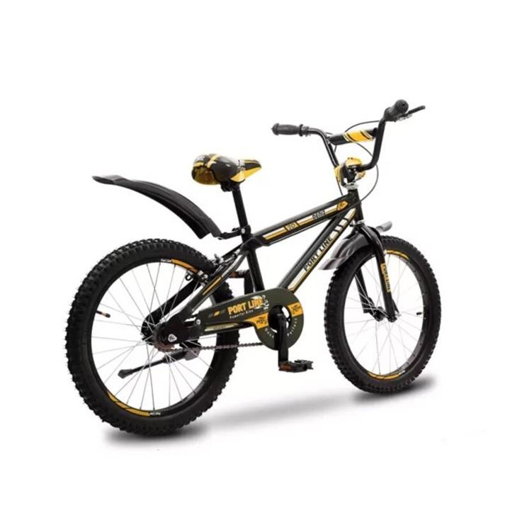 دوچرخه سایز 16 مشکی زرد دنیز